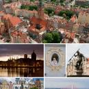 Collage of views of Gdansk